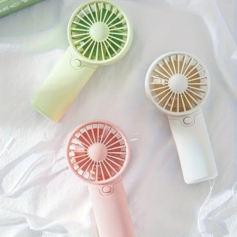 Cute Mini Fan | Portable & Handheld Lightweight | Low Noise