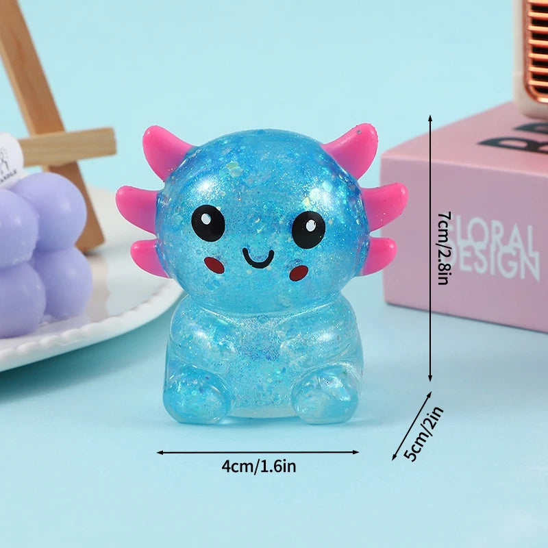 Cute Duck Squishy | Small Axolotls | Squishy Ball | Funny Fidgets | Slow Rise