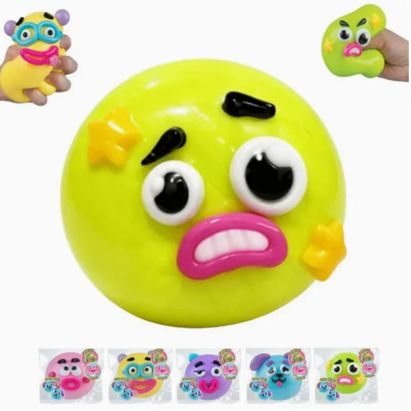 NEW Smushers Squishy, Curiosities Dog Face Swap Squishy Toy, Soft Moldable Cute Slow Rise Squeeze Toy,DIY toys ，Relaxing Sensory