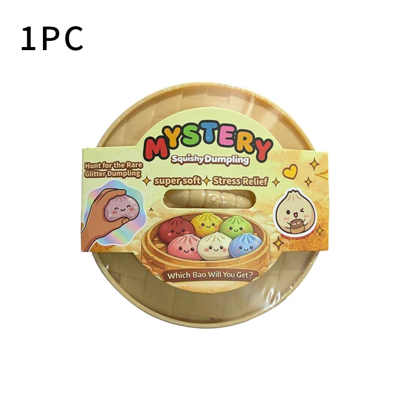 2026 Viral Giant Dumpling Squishy Slow Rising Simulation Bun Stress Relief Random Color Blind Box Funny Gag Gift For Kids Adults