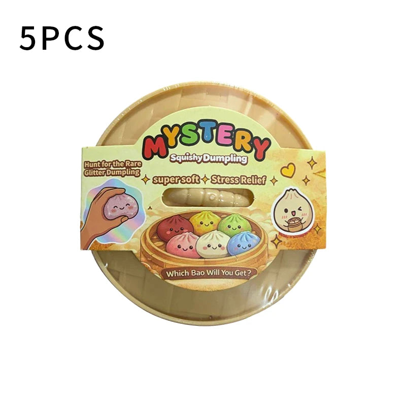 2026 Viral Giant Dumpling Squishy Slow Rising Simulation Bun Stress Relief Random Color Blind Box Funny Gag Gift For Kids Adults