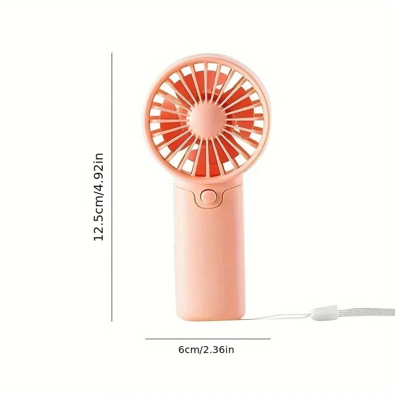 Cute Mini Fan | Portable & Handheld Lightweight | Low Noise