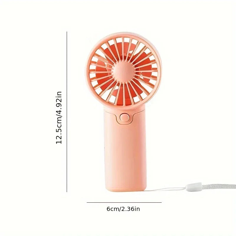 Cute Mini Fan | Portable & Handheld Lightweight | Low Noise