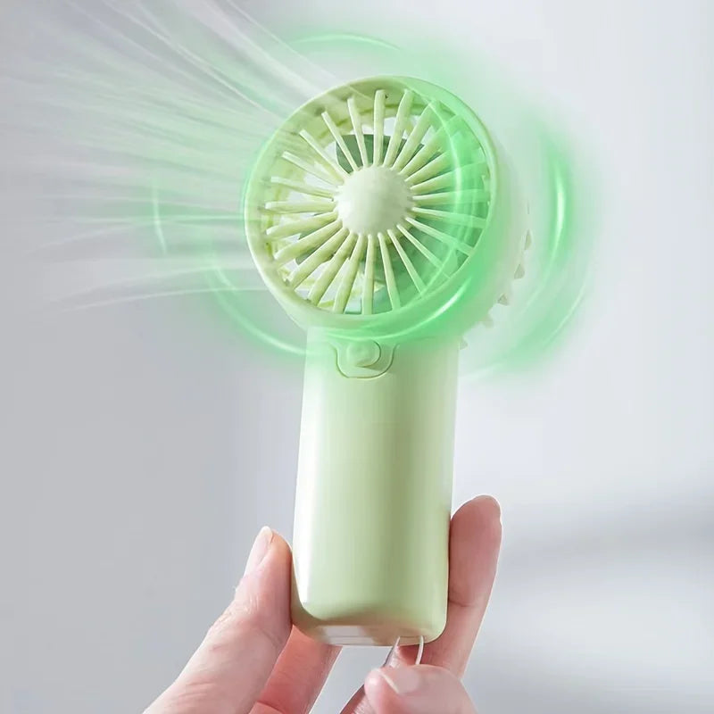 Cute Mini Fan | Portable & Handheld Lightweight | Low Noise