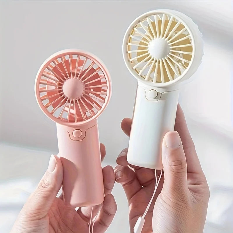Cute Mini Fan | Portable & Handheld Lightweight | Low Noise