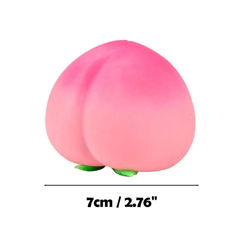 Jumbo Peach Squishy | Slow Rise