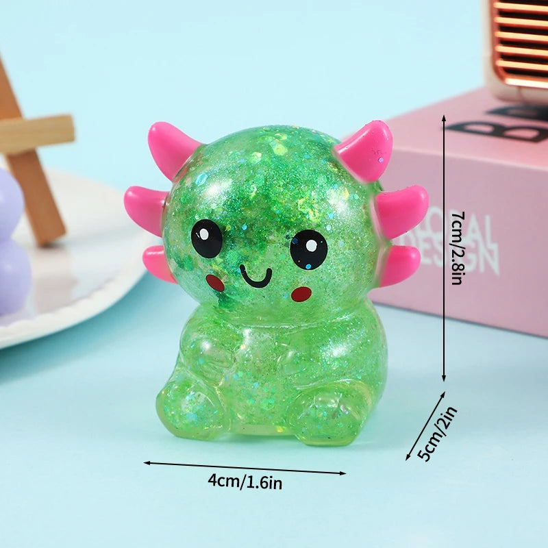 Cute Duck Squishy | Small Axolotls | Squishy Ball | Funny Fidgets | Slow Rise