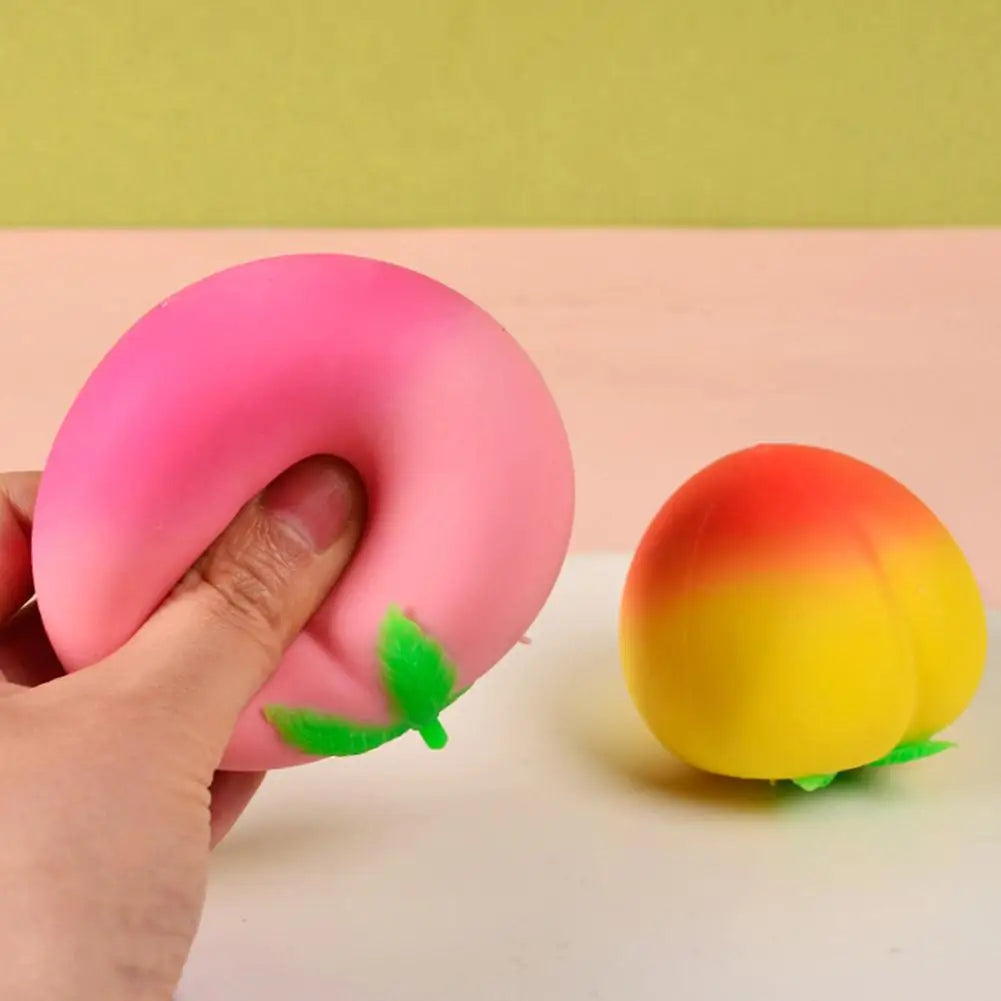 Jumbo Peach Squishy | Slow Rise