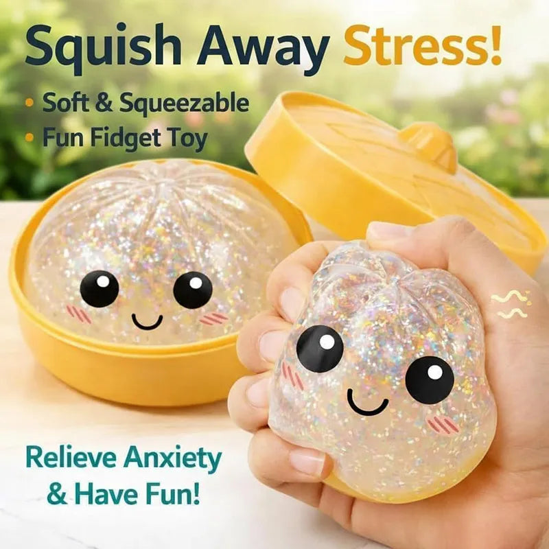 2026 Viral Giant Dumpling Squishy Slow Rising Simulation Bun Stress Relief Random Color Blind Box Funny Gag Gift For Kids Adults