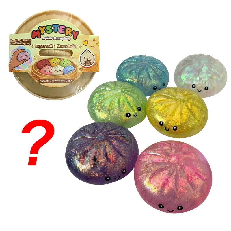 2026 Viral Giant Dumpling Squishy Slow Rising Simulation Bun Stress Relief Random Color Blind Box Funny Gag Gift For Kids Adults