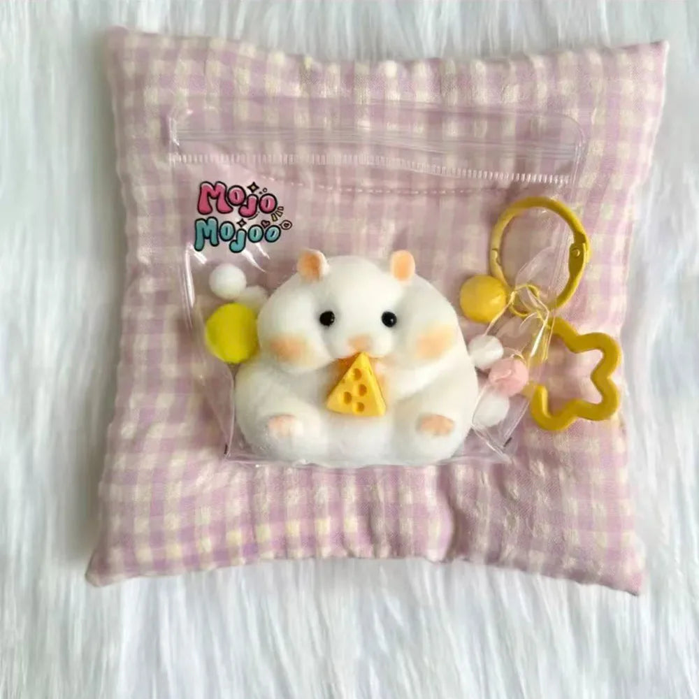NEW Hamster Taba Squishy | Mushy Silicone | Fuzzy Cute Hamster