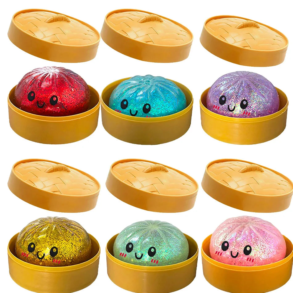 Dumpling Squishy | Stress Relief | Fidget Toy