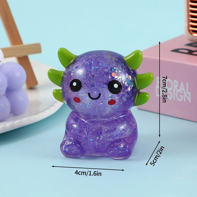 Cute Duck Squishy | Small Axolotls | Squishy Ball | Funny Fidgets | Slow Rise