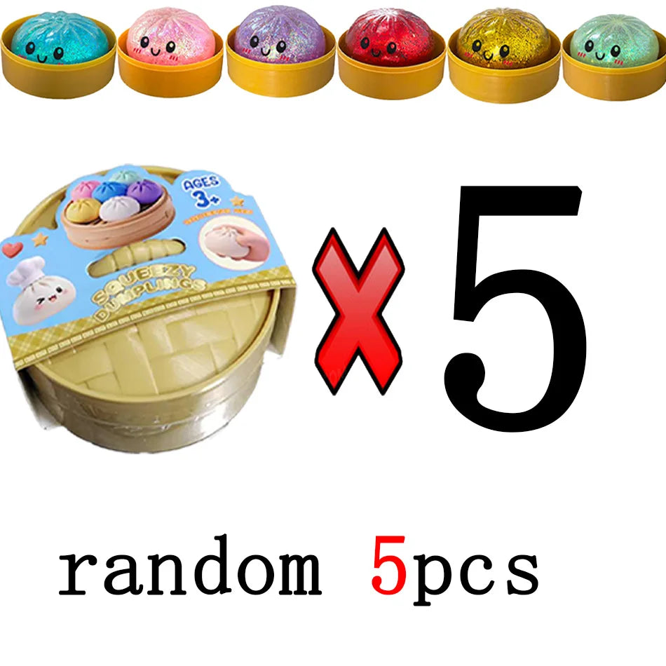 Dumpling Squishy | Stress Relief | Fidget Toy