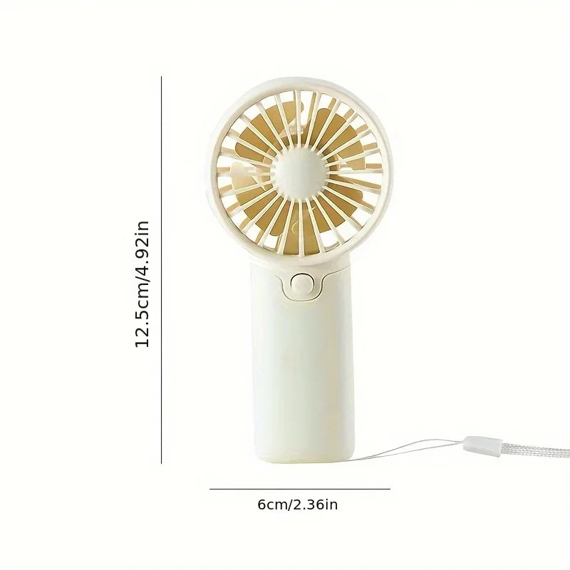 Cute Mini Fan | Portable & Handheld Lightweight | Low Noise
