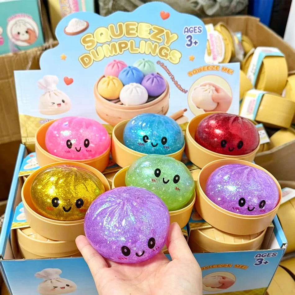 Dumpling Squishy | Stress Relief | Fidget Toy