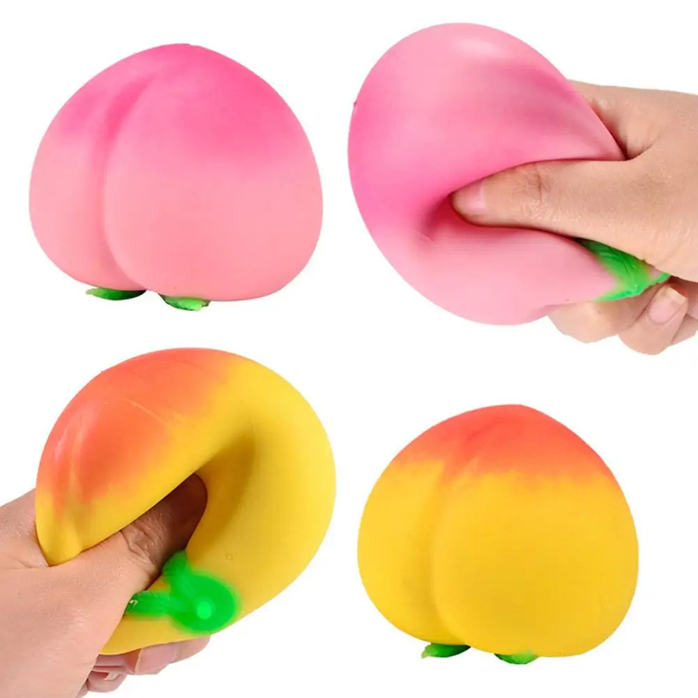 Jumbo Peach Squishy | Slow Rise