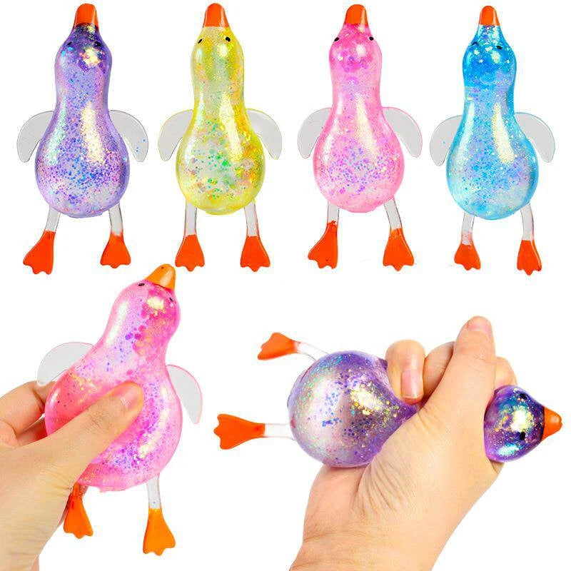 Cute Duck Squishy | Small Axolotls | Squishy Ball | Funny Fidgets | Slow Rise