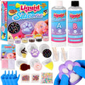 Taba Squishy Kit | DIY Squishy Making Kit | 18OZ 1:1 AB Liquid Silicone | 6 Molds