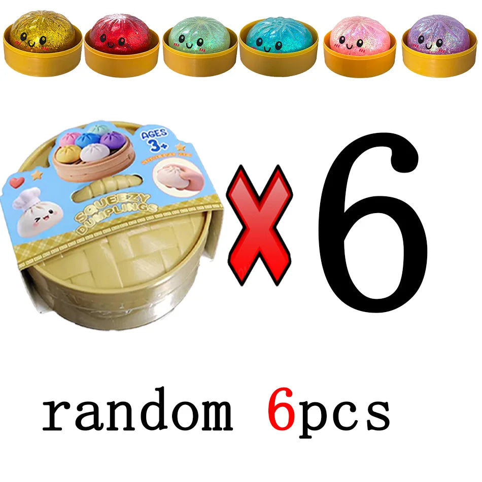 Dumpling Squishy | Stress Relief | Fidget Toy