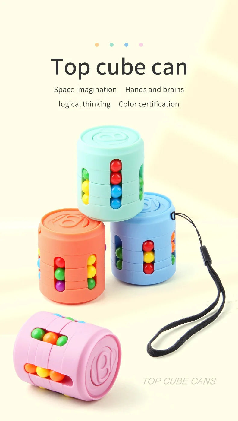 Multi Function Fidget | Colorful Beads |Relieves Stress