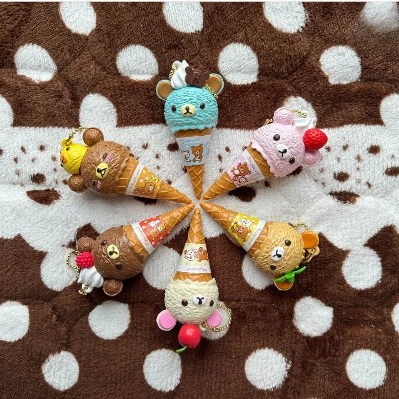 Ice Cream Bear Keychain | Cute Kawaii Capsule | Pen