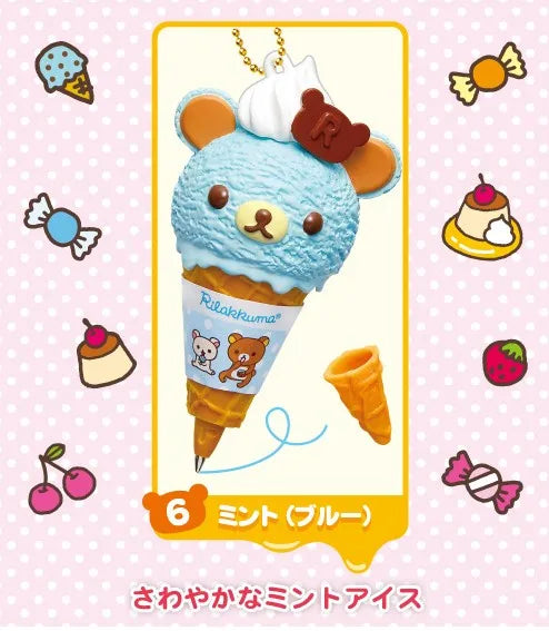 Ice Cream Bear Keychain | Cute Kawaii Capsule | Pen