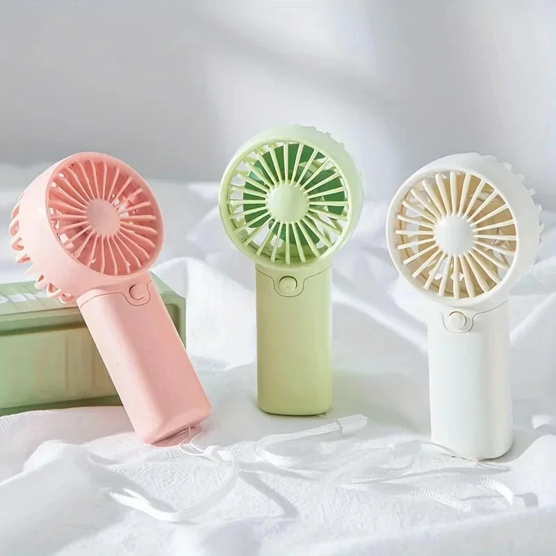 Cute Mini Fan | Portable & Handheld Lightweight | Low Noise