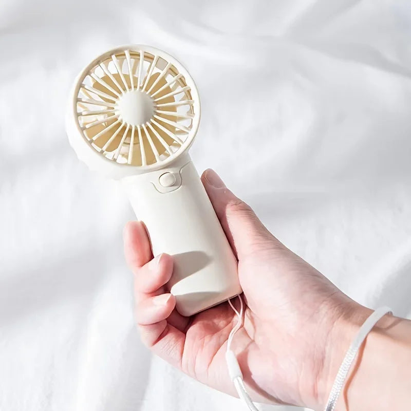 Cute Mini Fan | Portable & Handheld Lightweight | Low Noise