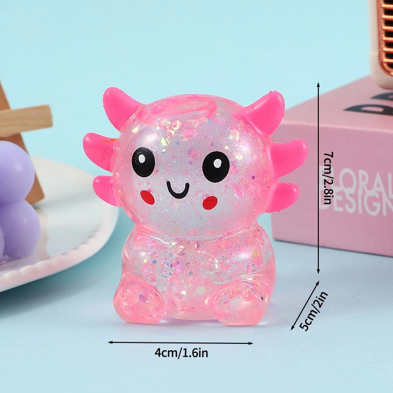 Cute Duck Squishy | Small Axolotls | Squishy Ball | Funny Fidgets | Slow Rise