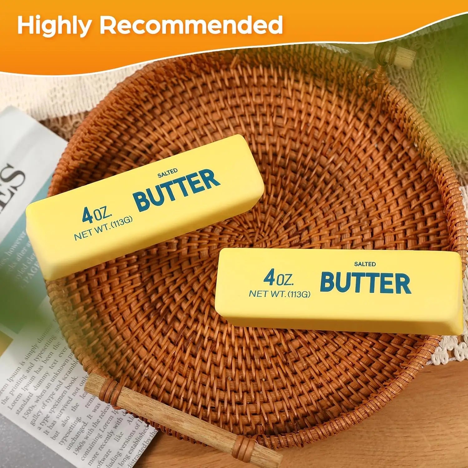 Large Butter | Slow Rising | Soft Foam