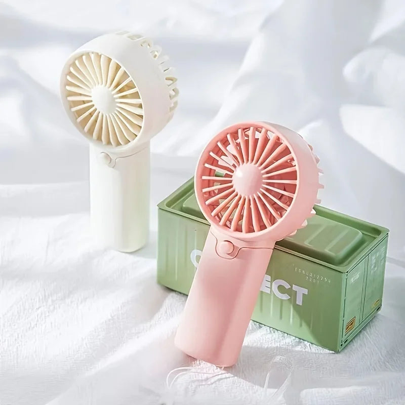 Cute Mini Fan | Portable & Handheld Lightweight | Low Noise