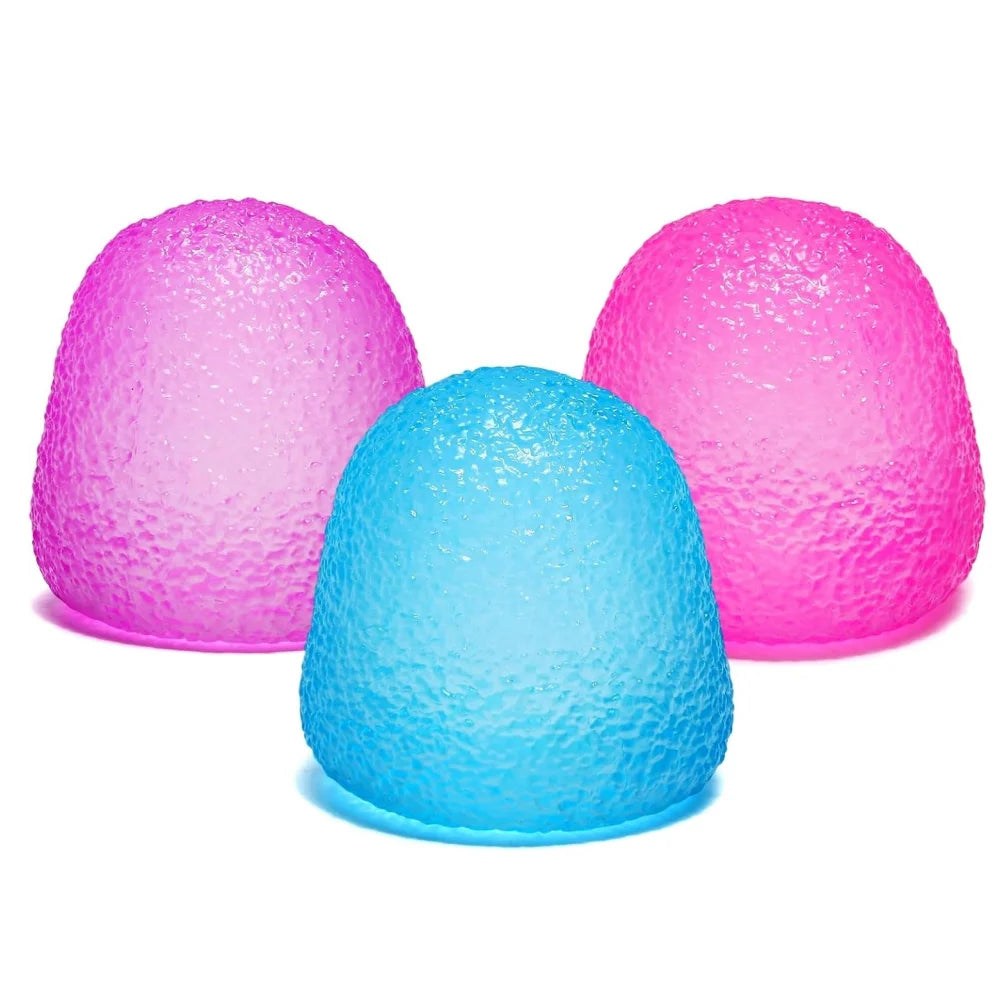1PC Textured Squishy Squeeze Toy Malt Sugar Filled High Density Ice Squishy Stress Cube Sugar Balls Fidget Toys for Kids Adults