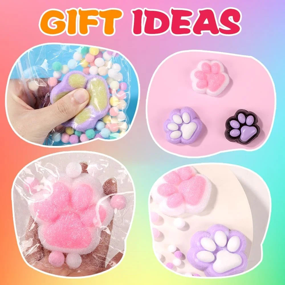 Taba Squishy Kit | DIY Squishy Making Kit | 18OZ 1:1 AB Liquid Silicone | 6 Molds
