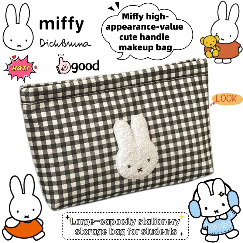 NEW Miffy Kawaii Makeup Bag