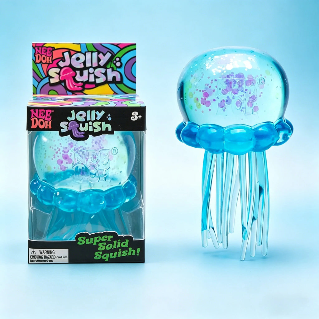 Jellyfish Nee Doh Squishies | Fidget Toy | Water Sensory | Soft Jelly Squeeze | Stress Relief