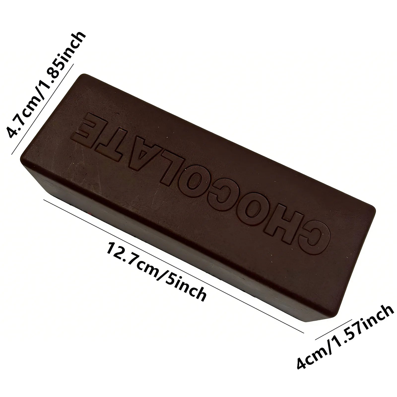 Chocolate Brick Squishy Toys, Super Soft Slow Rising Squishy Toy, Realistic Food Squishies for Adults, Kawaii Sticky Stress Reli